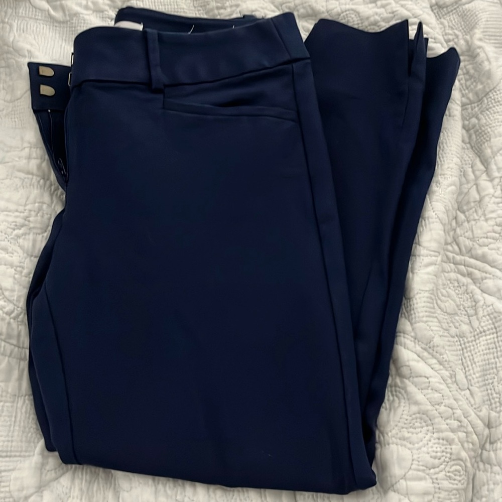 Loft Marisa riviera pant size 2 petite navy